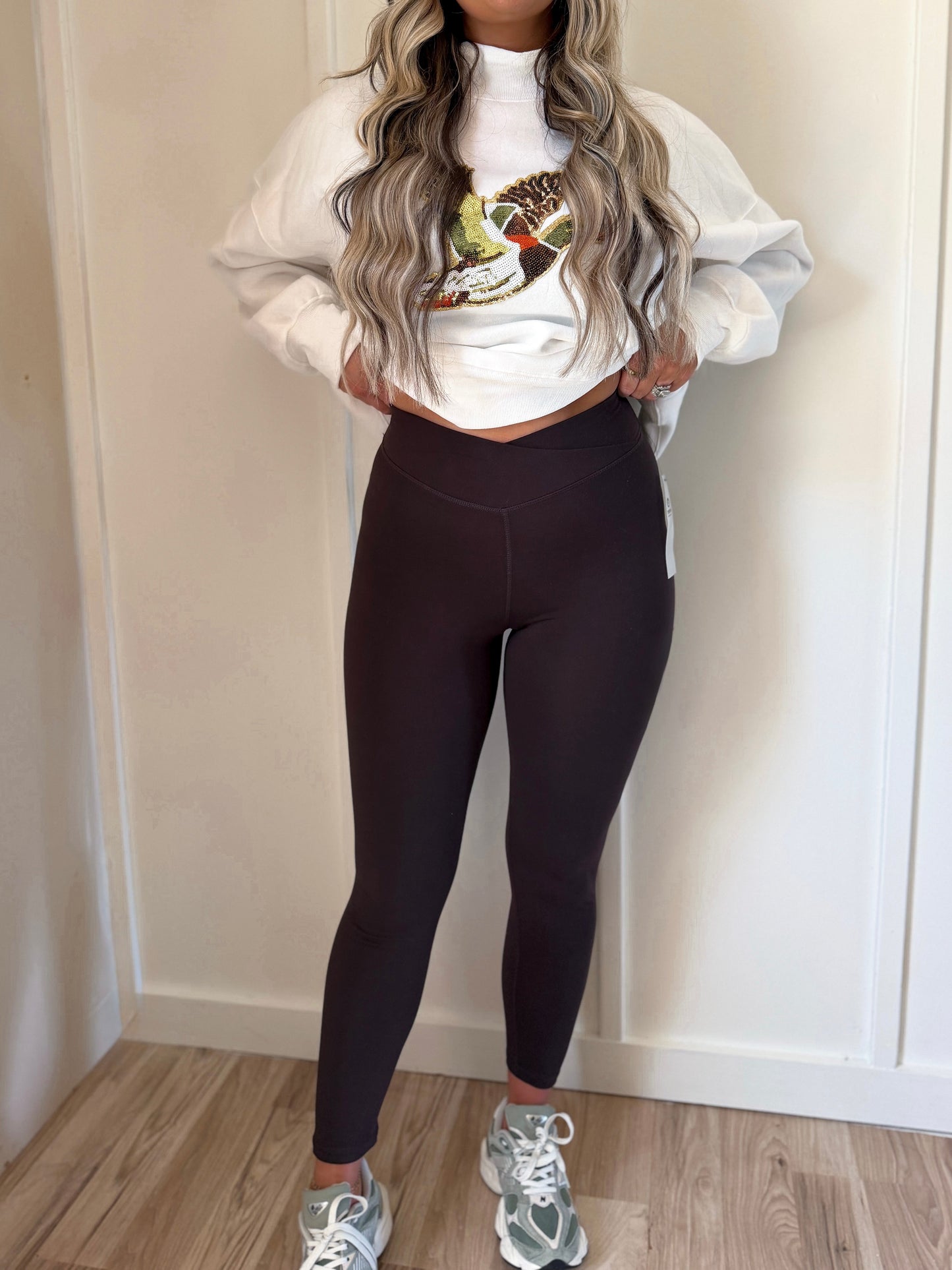 Acre Active Leggings - Chocolate