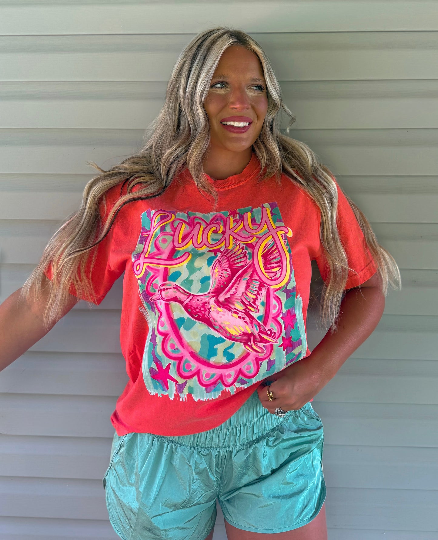 Lucky Duck - Comfort Color Tee