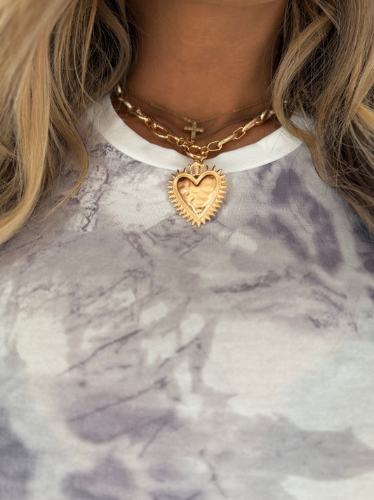 Heart of Gold - toggle necklace