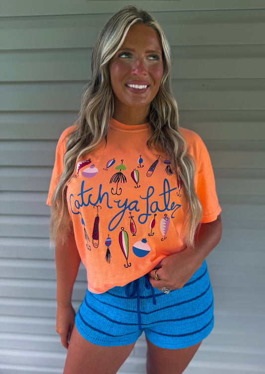 Catch Ya Later - Comfort Tee Neon Cantaloupe