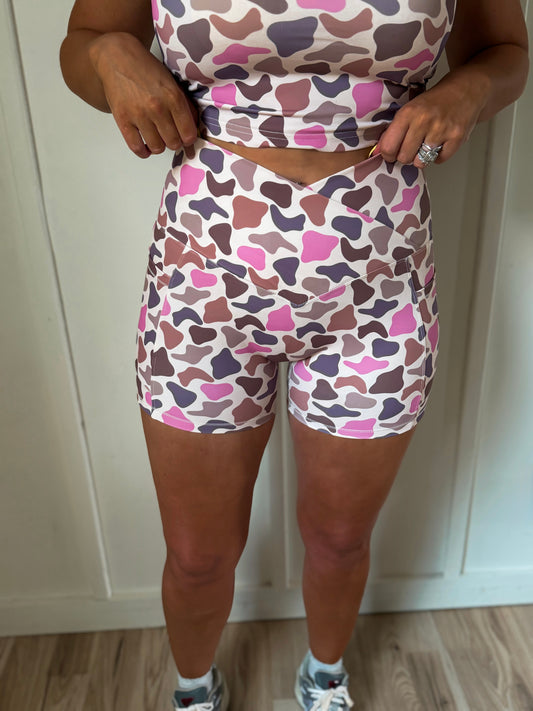 Hidden Hustler - Crossover Camo Bike Short