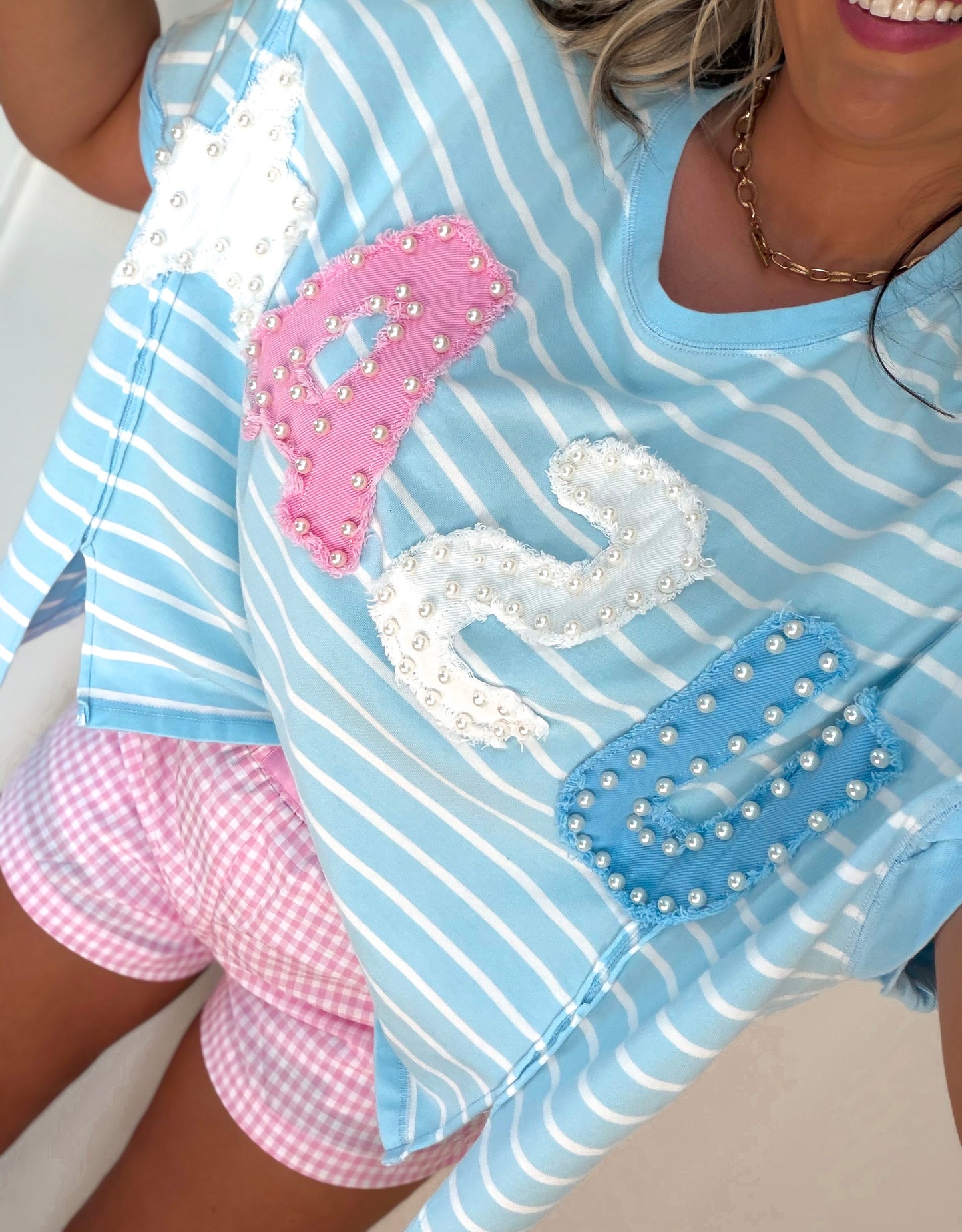 Pink Picnic - Gingham Short