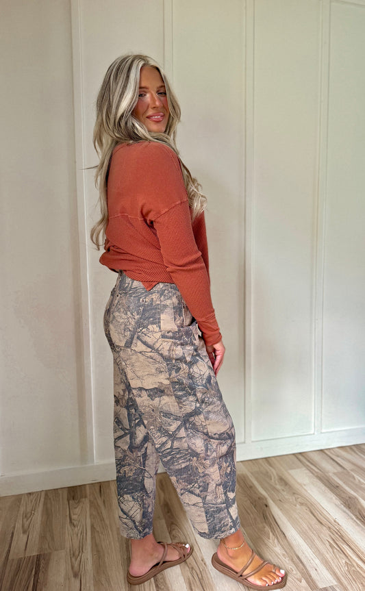 Mossy Barrel Jeans - Vintage Wash