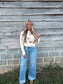 90’s Cuffed Farm Jean - medium denim