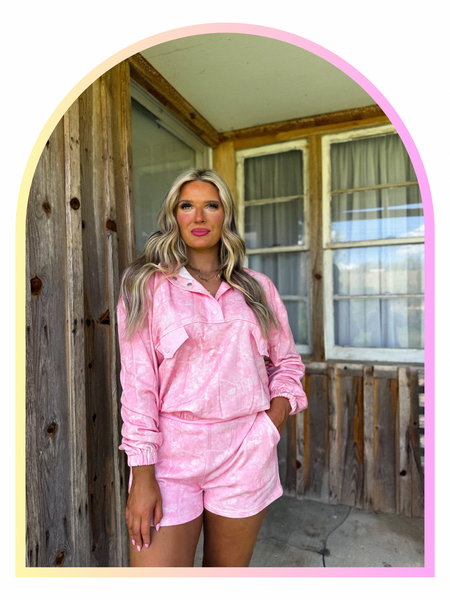 Gimme five set- pink camo