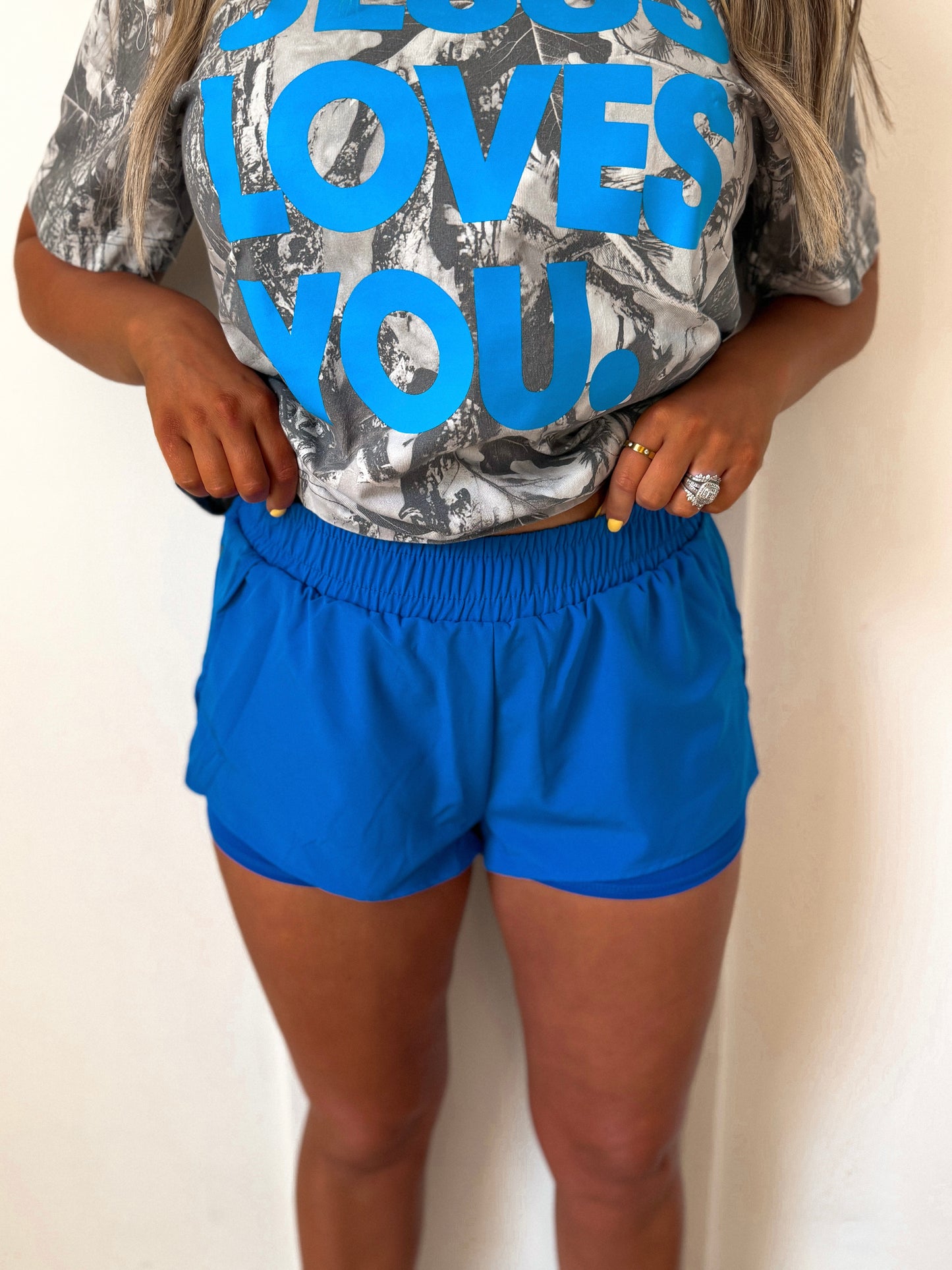 Family Run Active Shorts- Deep Indigo