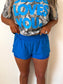 Family Run Active Shorts- Deep Indigo