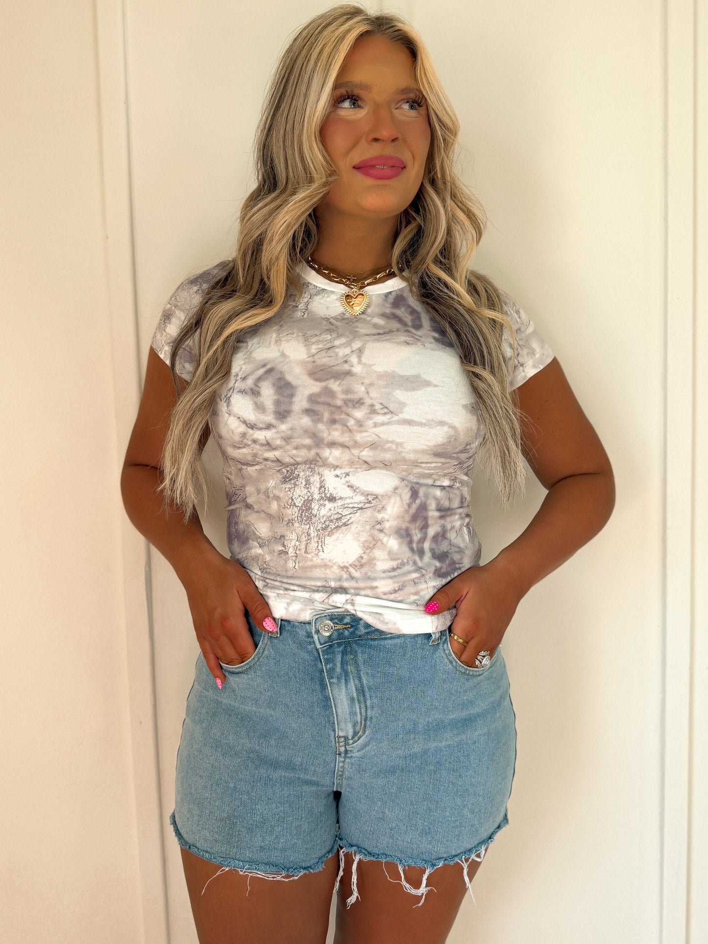 Adrienne’s Favorite Camo Tee- woodland print