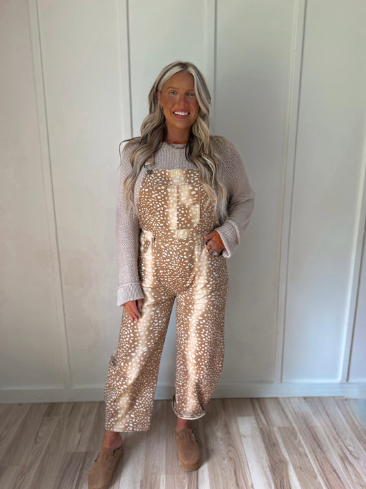 Country Couture Overalls- Mink