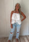 Nan’s Doily Swing Top - Ivory & Lace