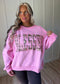 BLESSED Varsity Crew Neck - Plaid