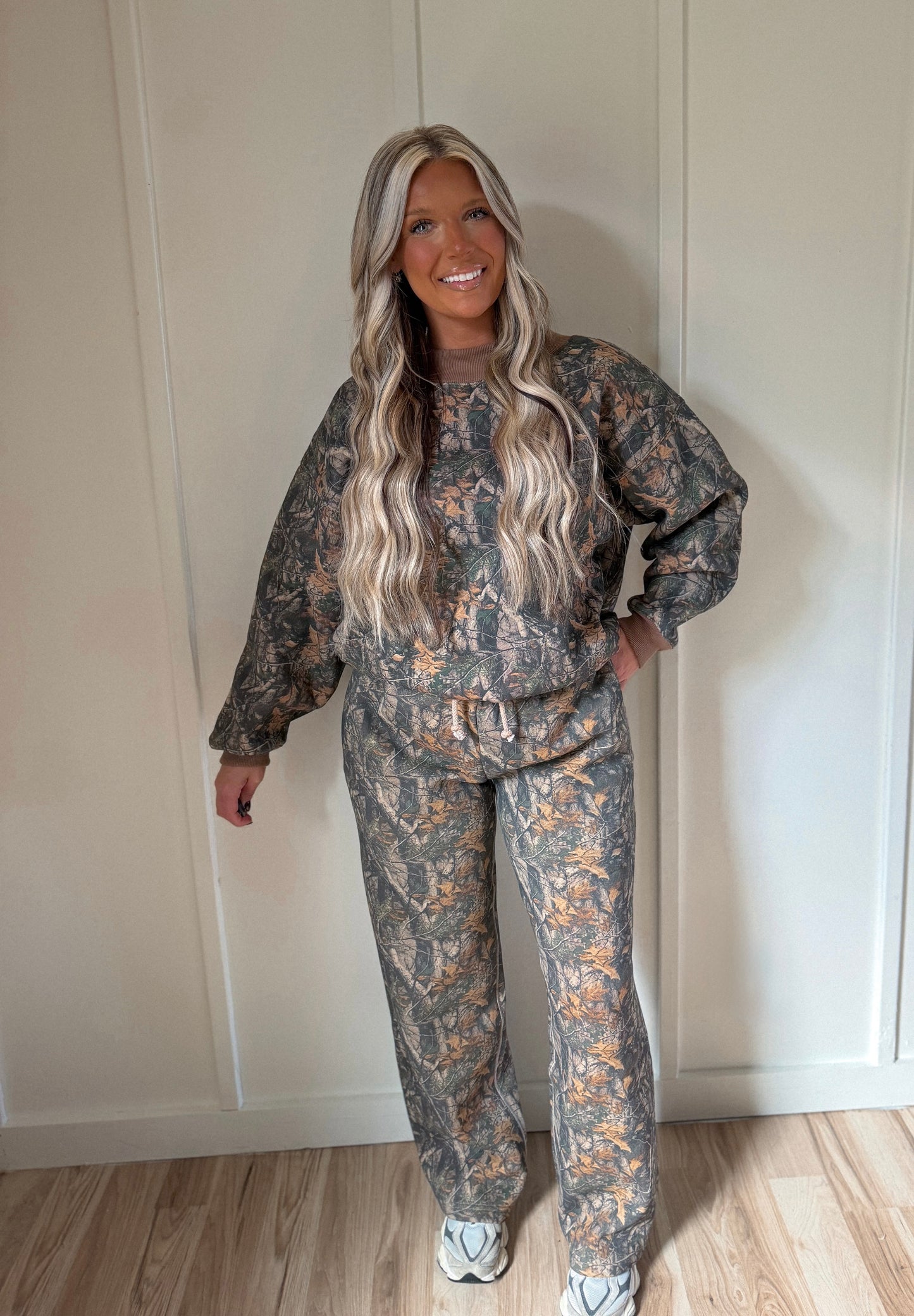 Cold Front - Camo Fleece Mock Neck Set
