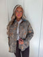 Huntin’ Jacket - Mossy Camo & Denim Collar