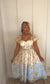The Cheryl Kay Dress - butter & baby blue