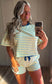 Sandbar Striped Set- butter & honeydew