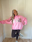 WWJD Mock Neck - Pink