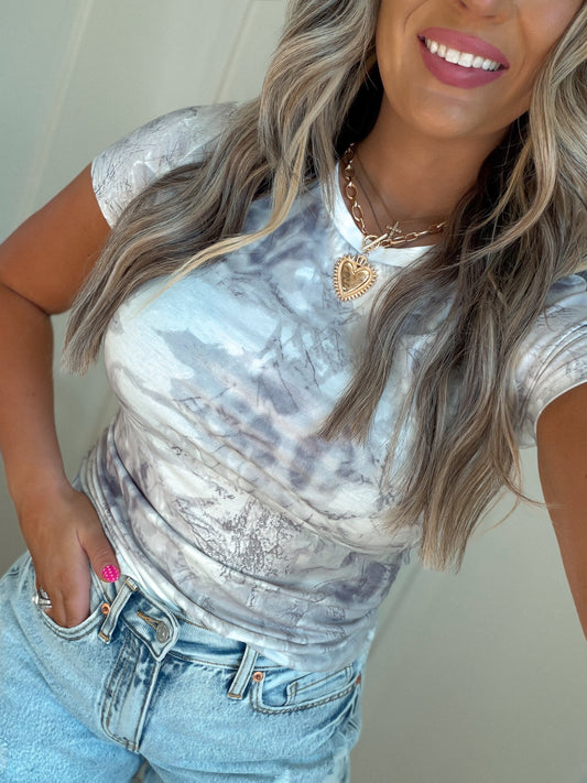 Adrienne’s Favorite Camo Tee- woodland print