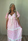 After The Amen - Floral & Lace Dress
