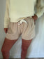 Sandbar Linen Shorts - Taupe