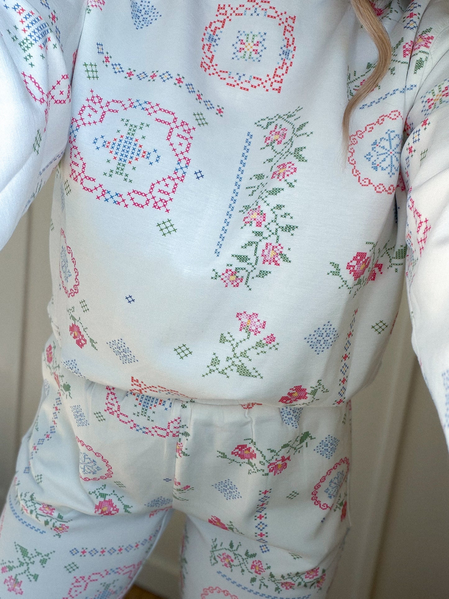 Ol’ Lady - Cross Stitch Set Vintage Floral