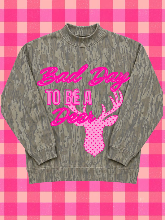 Eighty Acre Bottomland Mock-Neck *LEAVE DESIGN IN NOTES
