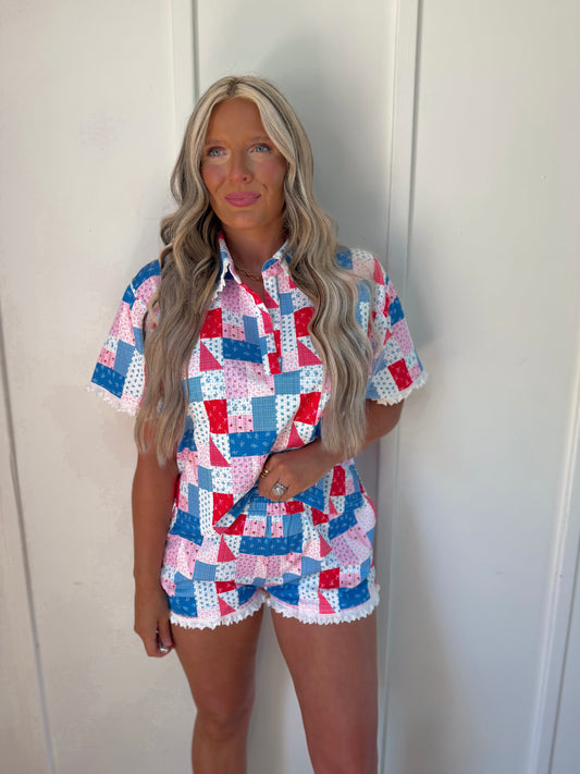 Nan’s Picnic Patchwork - Set
