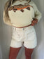 White Water Shorts- White Denim