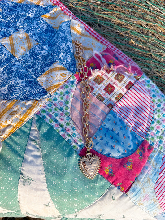 Heart of Gold - toggle necklace