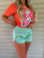 Raised On River Water Shorts- Marsh Blue