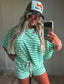 Poolside Cabana Set - Green Stripe