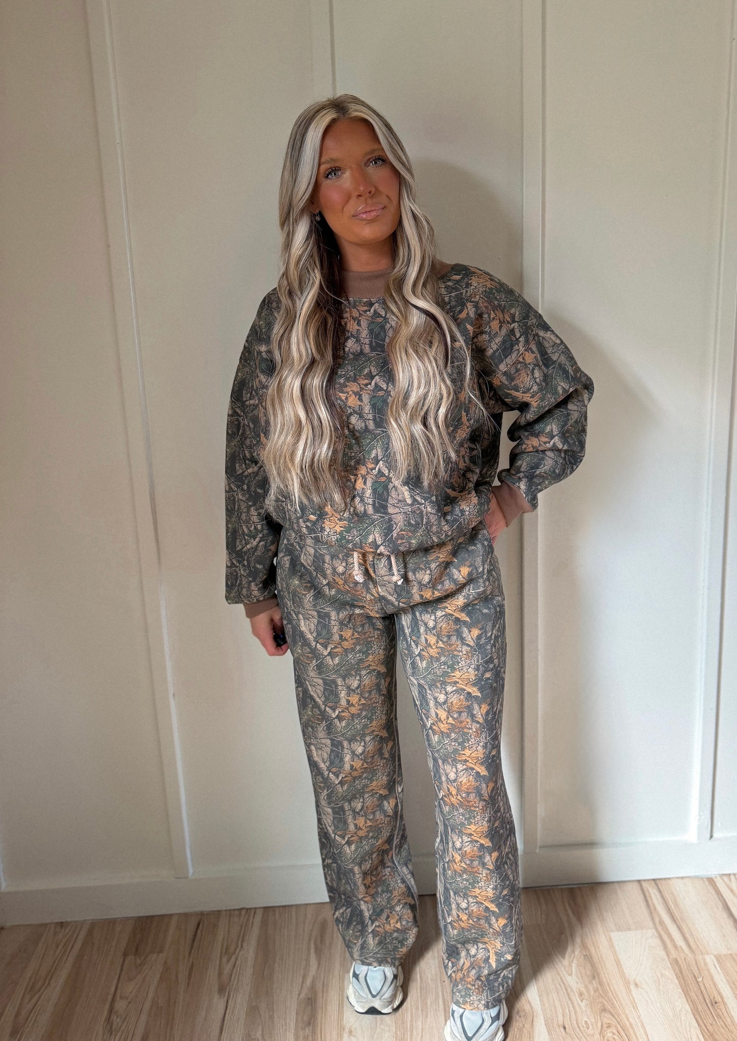 Cold Front - Camo Fleece Mock Neck Set