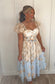 The Cheryl Kay Dress - butter & baby blue