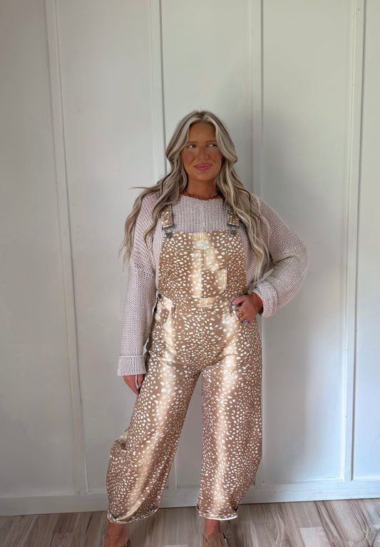 Country Couture Overalls- Mink
