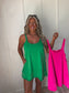 Porch To Pier - Pink Mineral Wash Active Dress