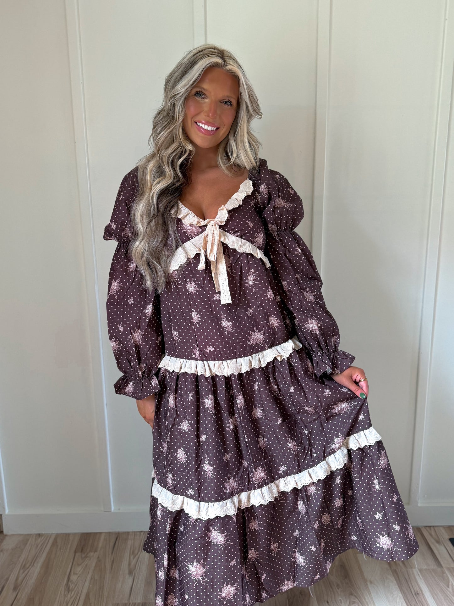 God’s Girls - Chocolate & Cream Dress *** PREORDER SHIPS 1 week