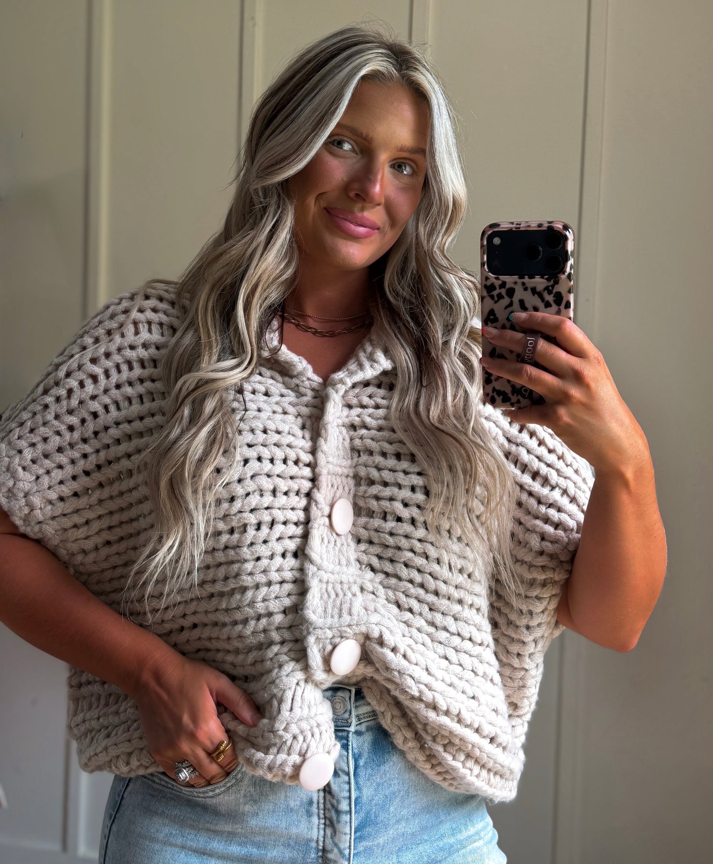 Toasted Marshmallow Chunky Knit Sweater - Taupe