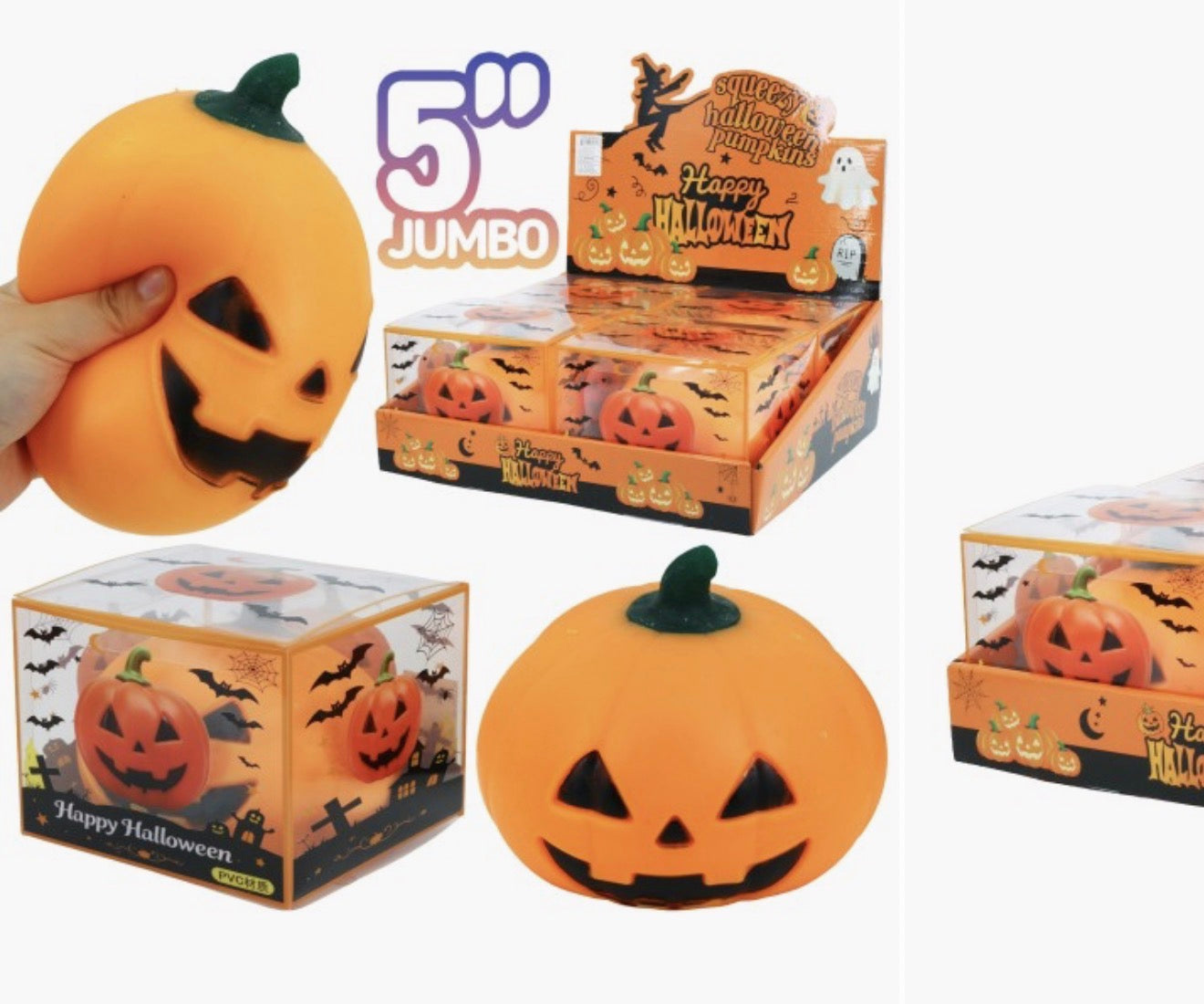 Jumbo Jack O’ Lantern Squishy
